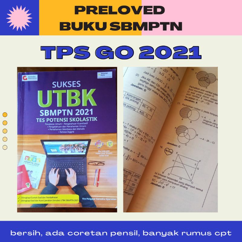 PRELOVED BUKU SBMPTN 2020 2021