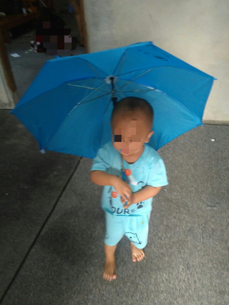 Payung Anak [ada Kuping] Model Hewan Warna-warni Lucu