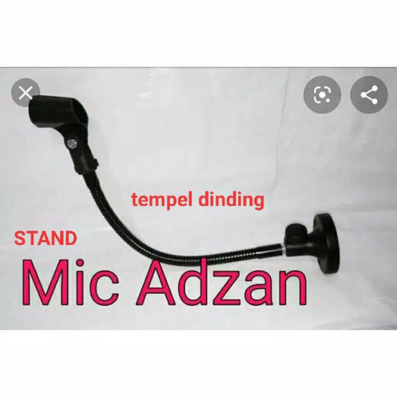 Stand Mic Sholat Adzan Masjid standing