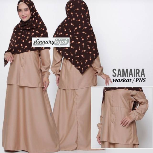 GAMIS SERAGAM PNS PEMDA II  DINNARY HIJAB