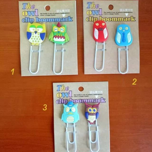 

Pembatas Buku / Bookmark Clip Unik & Keren!