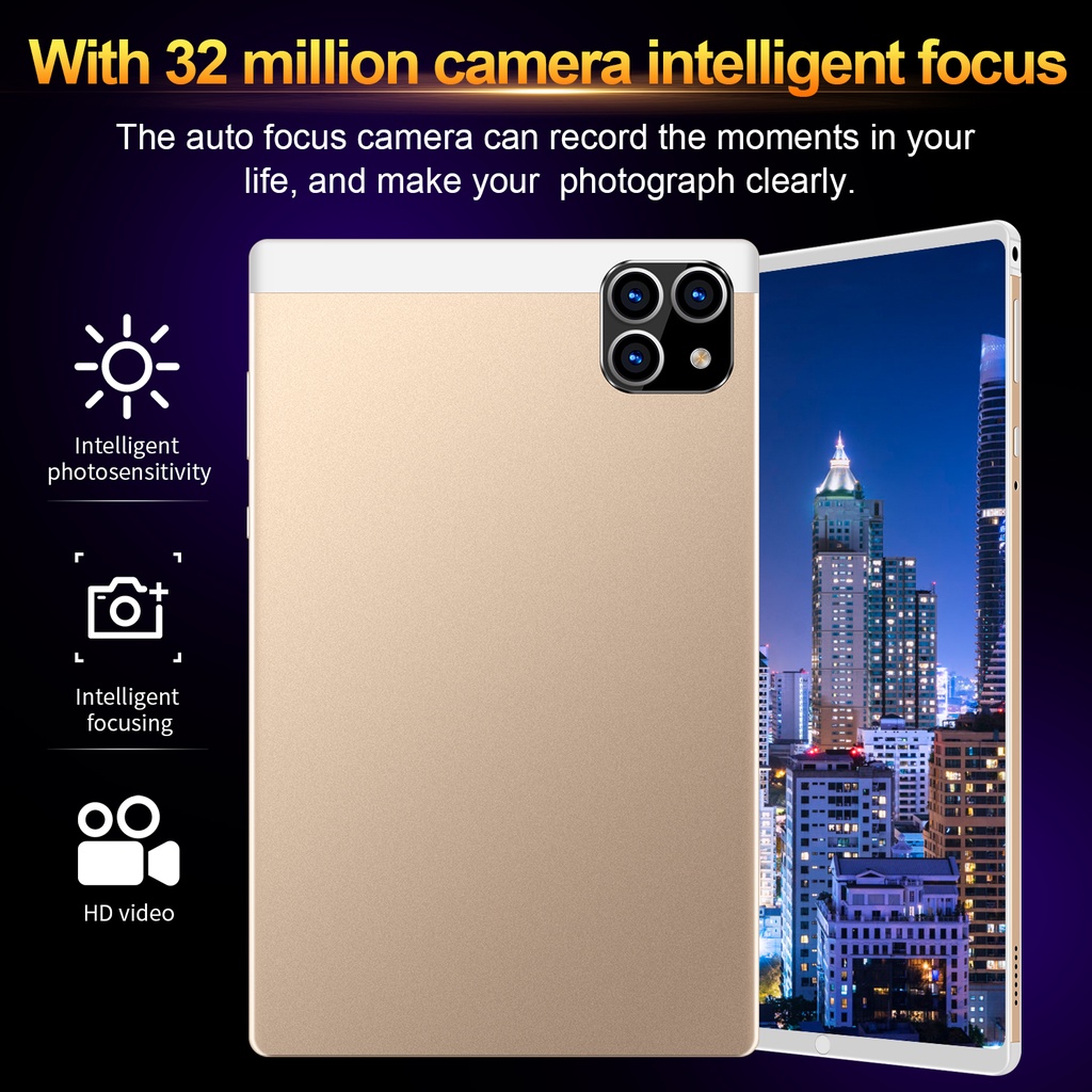 【Promosi Besar】2022 tablet 5G baru 12GB+512GB tablet pembelajaran Android WiFi Dual SIM tablet murah laris manis