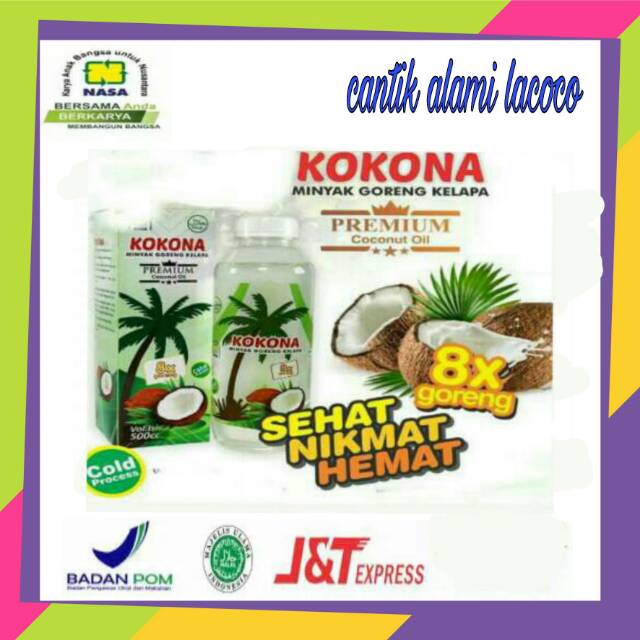 

Minyak Kelapa Murni, Penuh Vitamin, Kokona Nasa