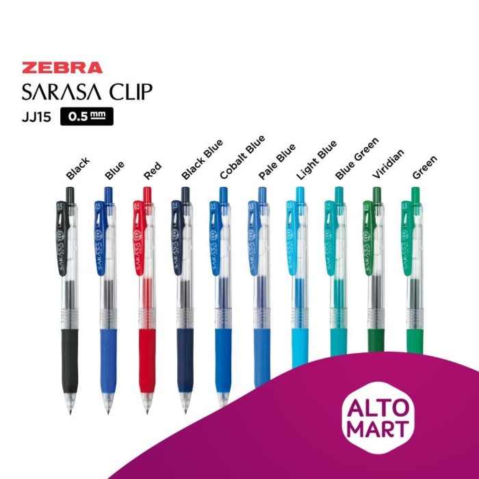 

Mantap Zebra Sarasa Clip Jj15 Gel Pen 0.5 Mm Diskon