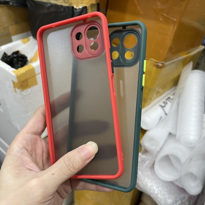 XIAOMI MI 11 LITE PREMIUM HYBDRID BUMPER DOVE CASE ANTI PECAH