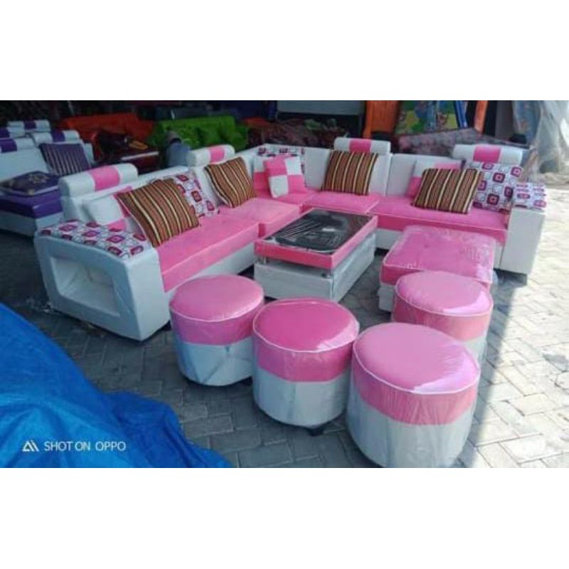 sofa L beranak / sofa beranak / sofa / puff