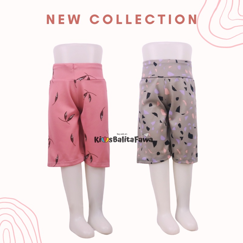 Kulot Motif Anak uk 1-2 Tahun / Celana Pendek Pants 3per4 Anak Perempuan Murah Adem Bawahan Harian