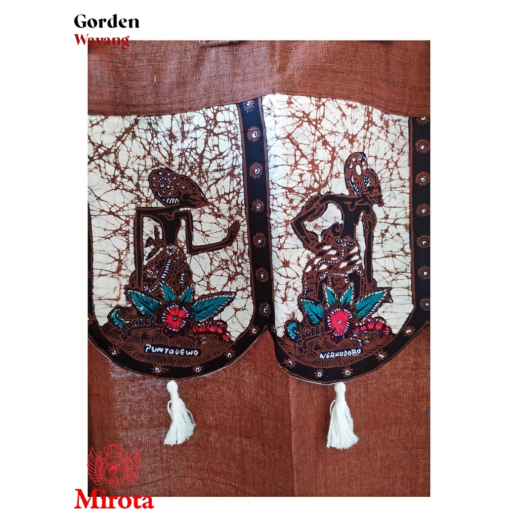 Gorden Jendela Batik Wayang | Korden Batik Wayang