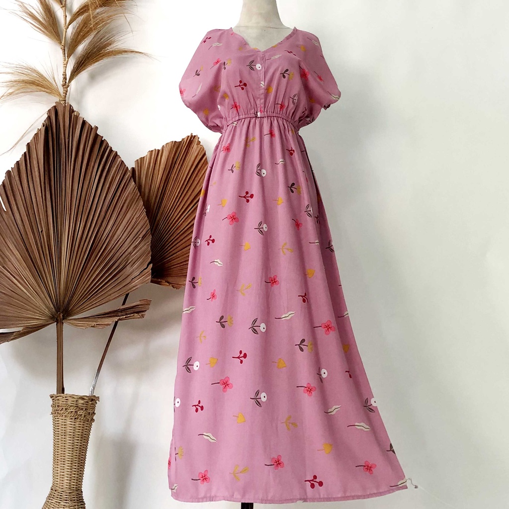 Dress Manohara Panjang Bali Vanesa-Kudelia Guava