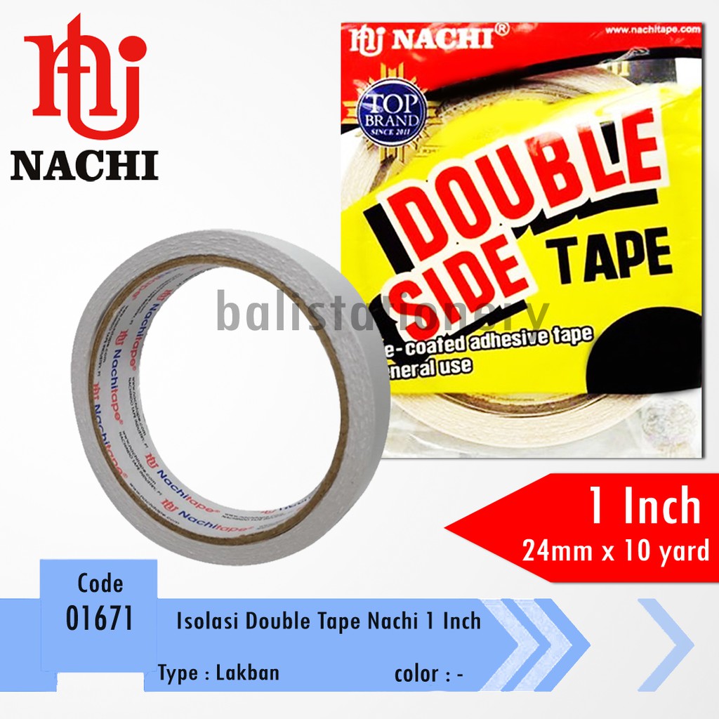 

Isolasi Double Tape Nachi 1 Inch