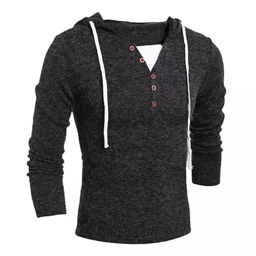 Abzrf Sweater Pria Rajut Hodie Zara Twist Hodie sweater Rajut Katun Twist