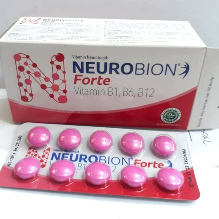 NEUROBION 5000mg FORTE (STRIP/10 TAB)|Vitamin B| Pemulihan Sel Saraf