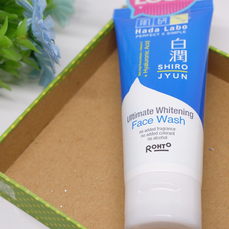 Hada Labo Shirojyun Whitening Face Wash (50ml/100ml)✔