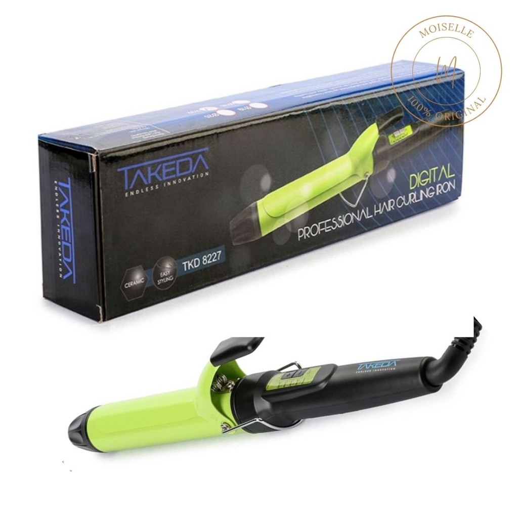 TAKEDA Curling Iron Green Ceramic 25mm