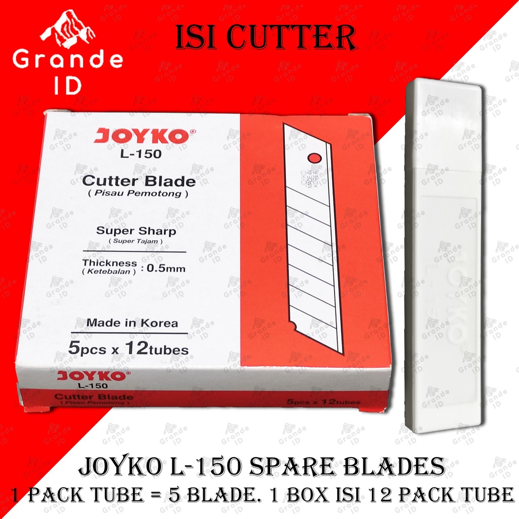 

ISI CUTTER JOYKO L-150 REFILL CUTTER L-500 ISI 5 BLADE