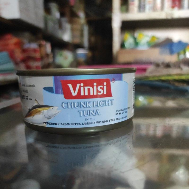 

Daging Ikan Tuna Vinisi dalam minyak ( Chunks in oil) 160 gram