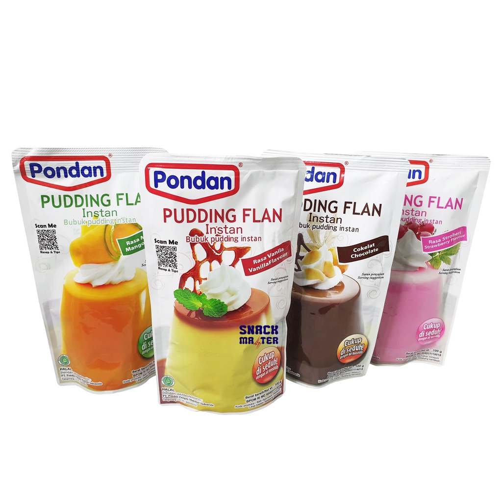 

Pondan Pudding Flan Instant - Netto 100gr