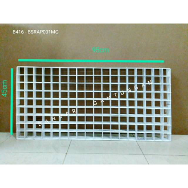 Ram Jaring Kawat Putih 45 x 95 Ram GridWall Warna Putih 45x95 Wire Wall(BH)