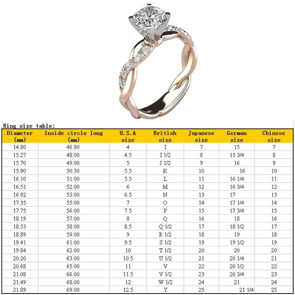 Timekey Cincin Wanita Model Lilit Hias Zircon Gaya Simple Untuk Pertunanganpernikahan A1K1