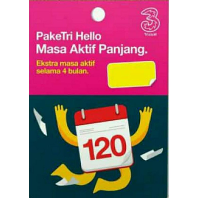 masa aktif tri 120 hari tambah masa aktif tri