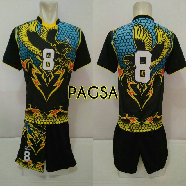  Desain  Baju Volly  Mizuno Depan Belakang