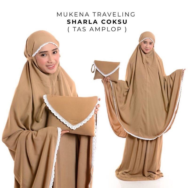 Mukenah Polos Renda Hyget / Mukenah Bali terbaru