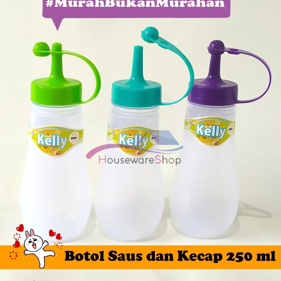 

[Terlaris Today] Sauce Keeper / Botol Saus Saos dan Kecap Kelly - 250ml