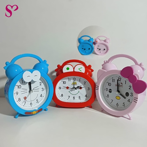 Sahabat Shopping - Jam Meja Beker Anak Karakter|Jam Beker Hellokitty Doraemon Keroppi