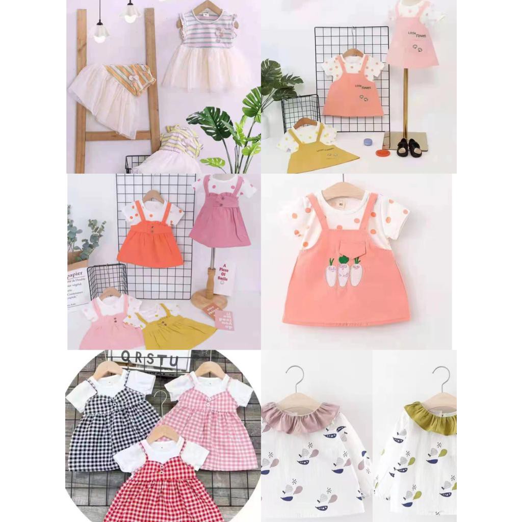 Dress Anak Perempuan Cewek Import GROSIR MURAH 12 PCS (@36.000/PCS)