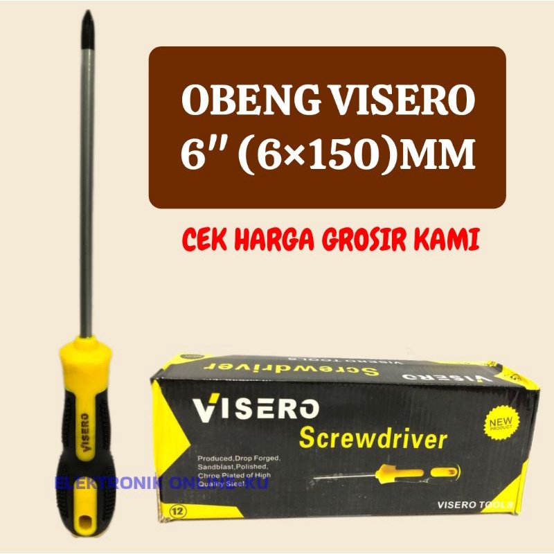 OBENG VISERO 6&quot; 6×150MM