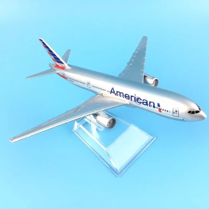 Super Promo! MINIATUR DIECAST PESAWAT AMERICAN AIRLINES PAJANGAN HIASAN PESAWAT Murah!