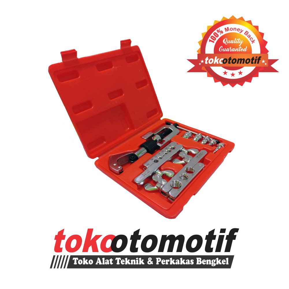 Flaring Tool Box Set (Model TK - 02) 1/8"-3/4" Alat Pengembang Pipa AC