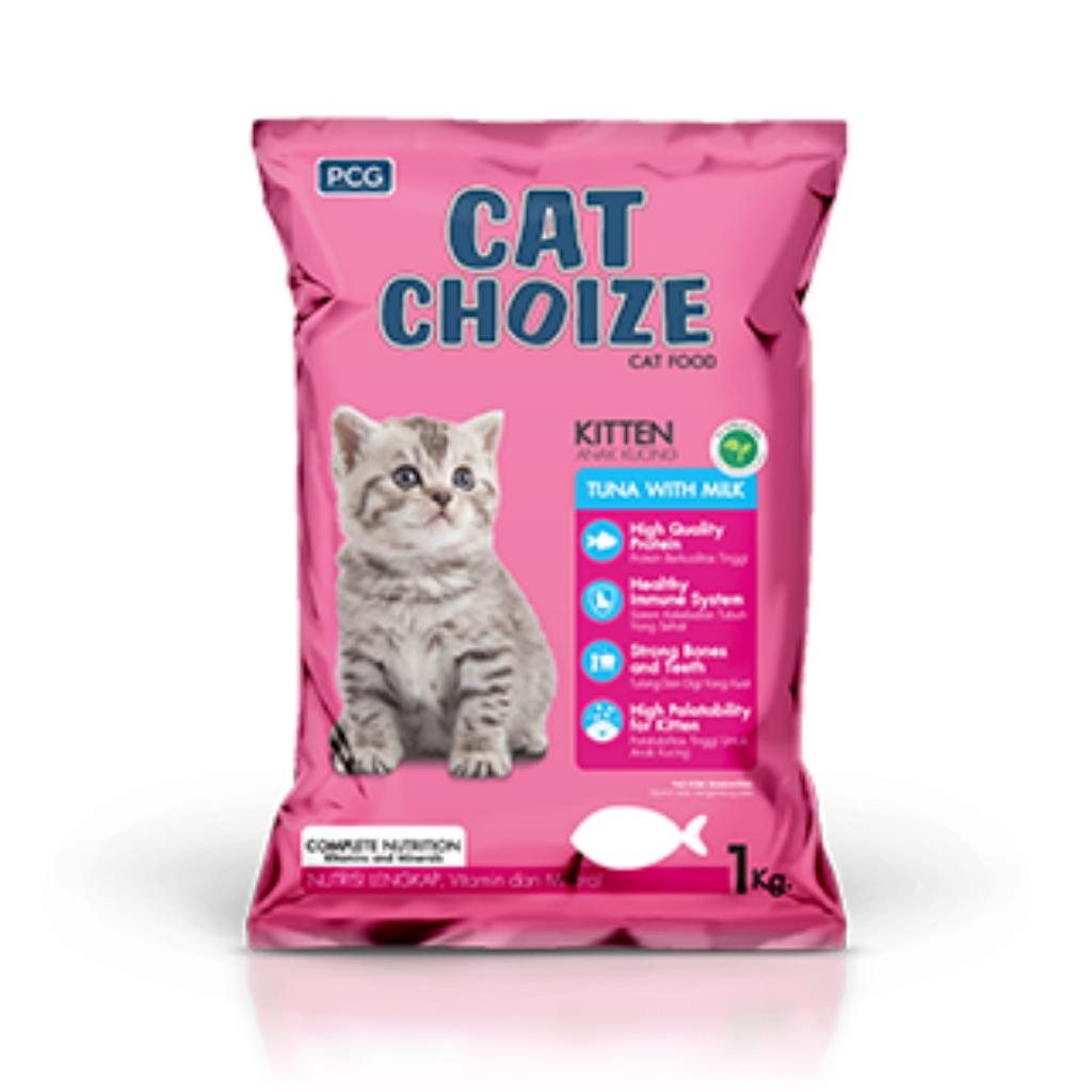 CAT CHOIZE KITTEN 1KG FRESHPACK &amp; REPACK - Makanan kitten dry food 500gr-1kg