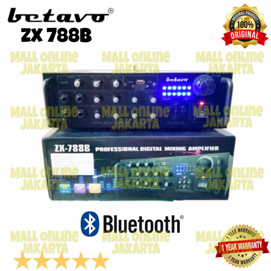 Amplifier Betavo Zx 788b Blutooth Usb Sd Card betavo zx788b