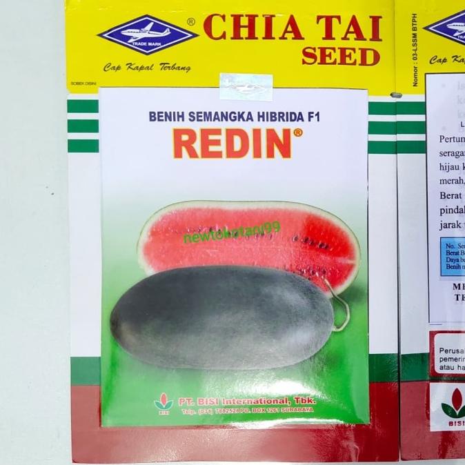 FREE ONGKIR benih semangka hibrida REDIN F1 20 gram semangka inul kapal terbang