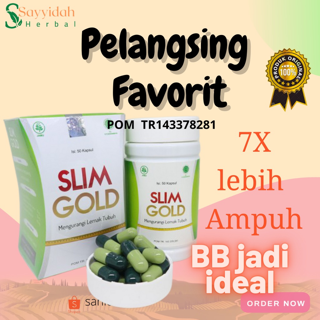 Herbal Kapsul Pelangsing Alami BPOM ampuh Pembakar Lemak Perut Paha Betis Pipi Herbal Penurun Berat 