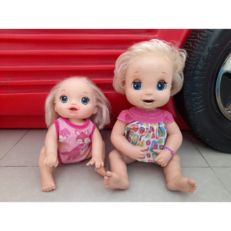 preloved baby alive caucasian & go bye bye