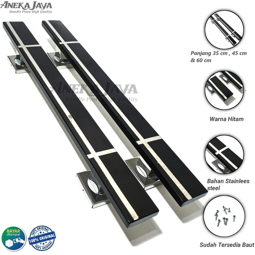 4 Buah handle pintu rumah panjang 35 cm 45 cm 60 cm / Gagang pintu rumah / Tarikan pintu murah