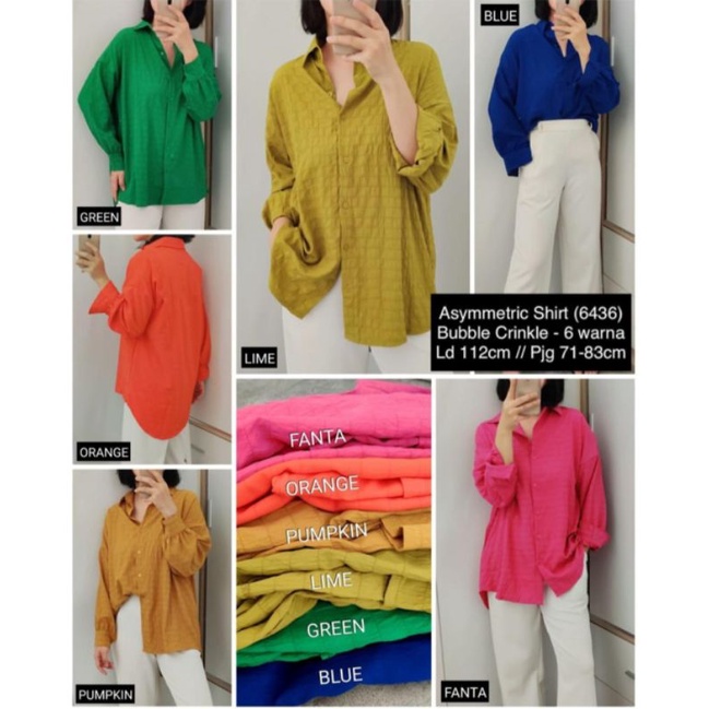 Blouse wanita/asymmetric shirt