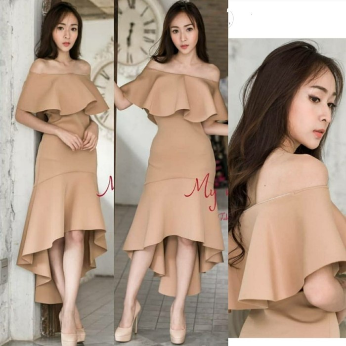 gamis Wanita Terbaru Kekinian BAJU GANTUNG WANITA LONGDRESS Gamis Muslimah Wanita MIDI DRESS KATUN S