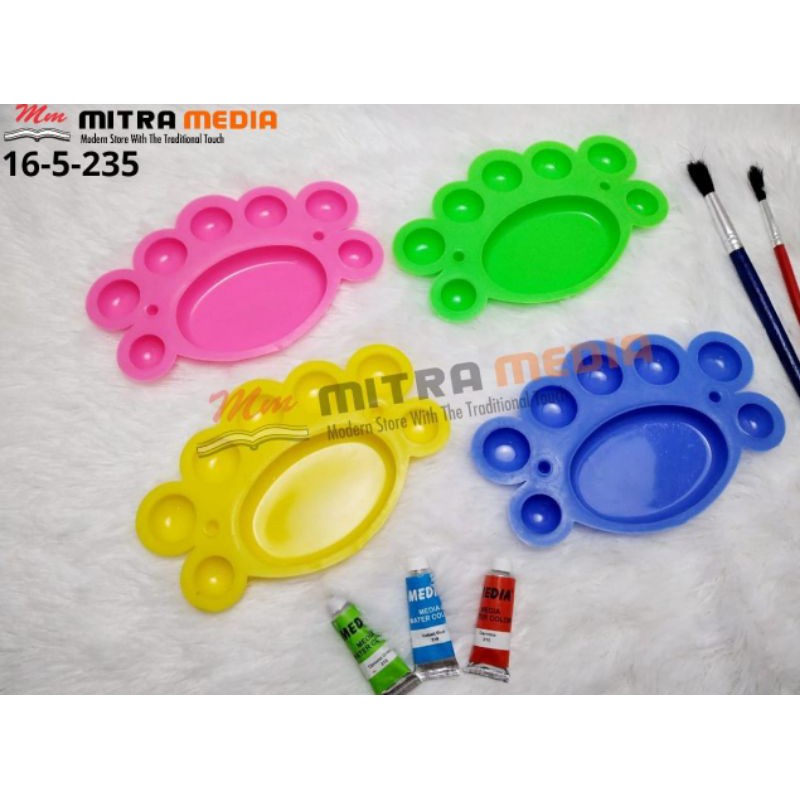 

PALET PLASTIK / TEMPAT CAT / WADAH CAT BENTUK KEPITING KECIL MURAH