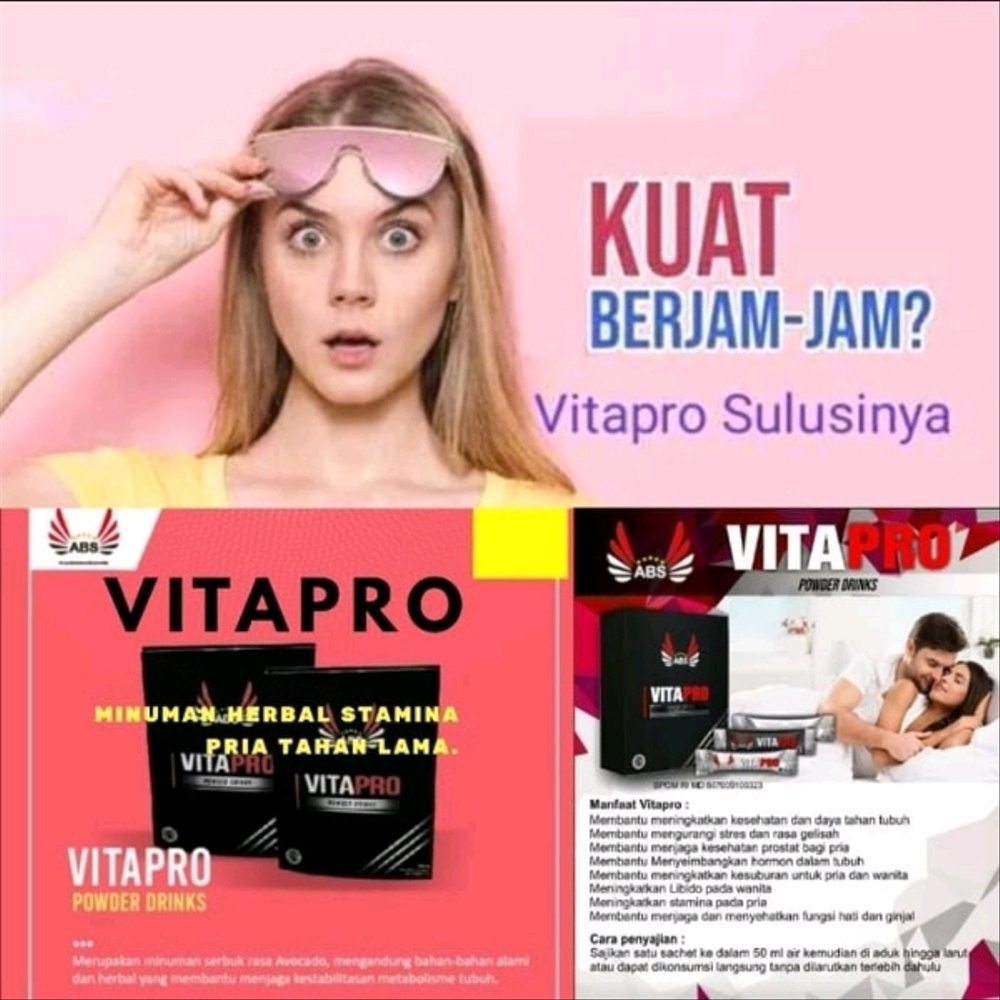 VITALITAS HERBAL KUAT STAMINA PRIA VITAPRO DEWASA