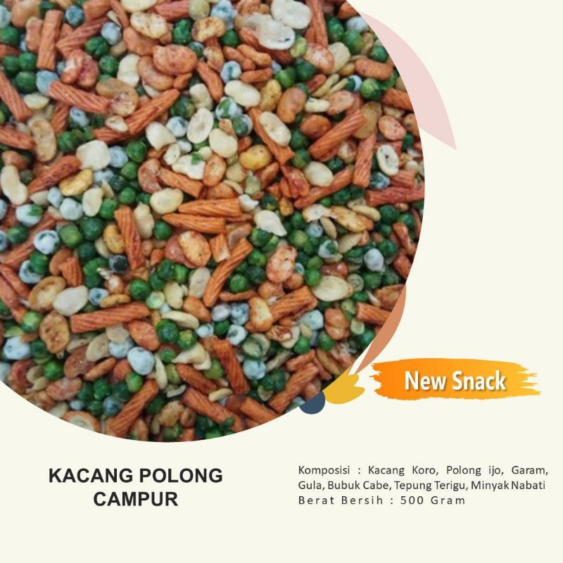 

Kacang Polong Campur 1/2 KG