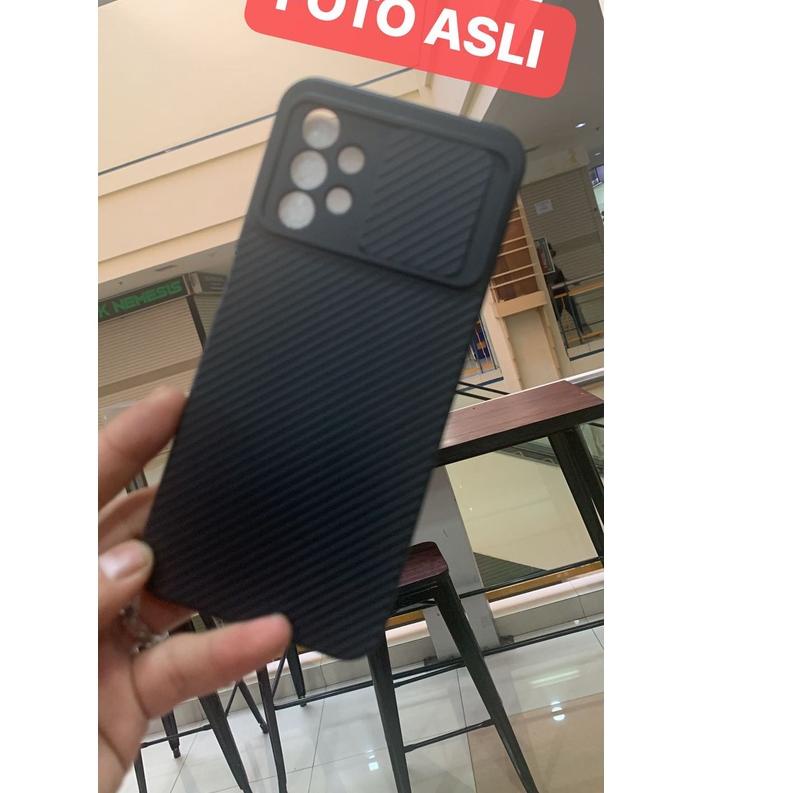 ➤ Case Samsung A13 4G A23 A33 A53 A73 A22 4G 5G A12 M32 M12 M22 Slide Camera Silikon Casing Cover HP