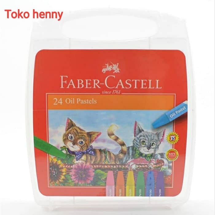 

PASTEL-DRY-OIL- CRAYON OIL PASTELS FABER CASTELL ISI 24 WARNA -OIL-DRY-PASTEL.