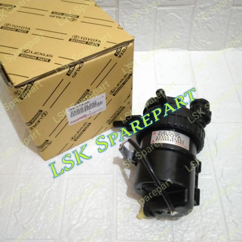 Fuel Filter Assy Pompa Solar Komplit Toyota Innova - Fortuner - Hilux Diesel Original