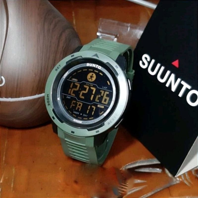 Jam Tangan Pria Boy SUNTO NORTH EDGE Digital Strab Rubber Tahan AIR