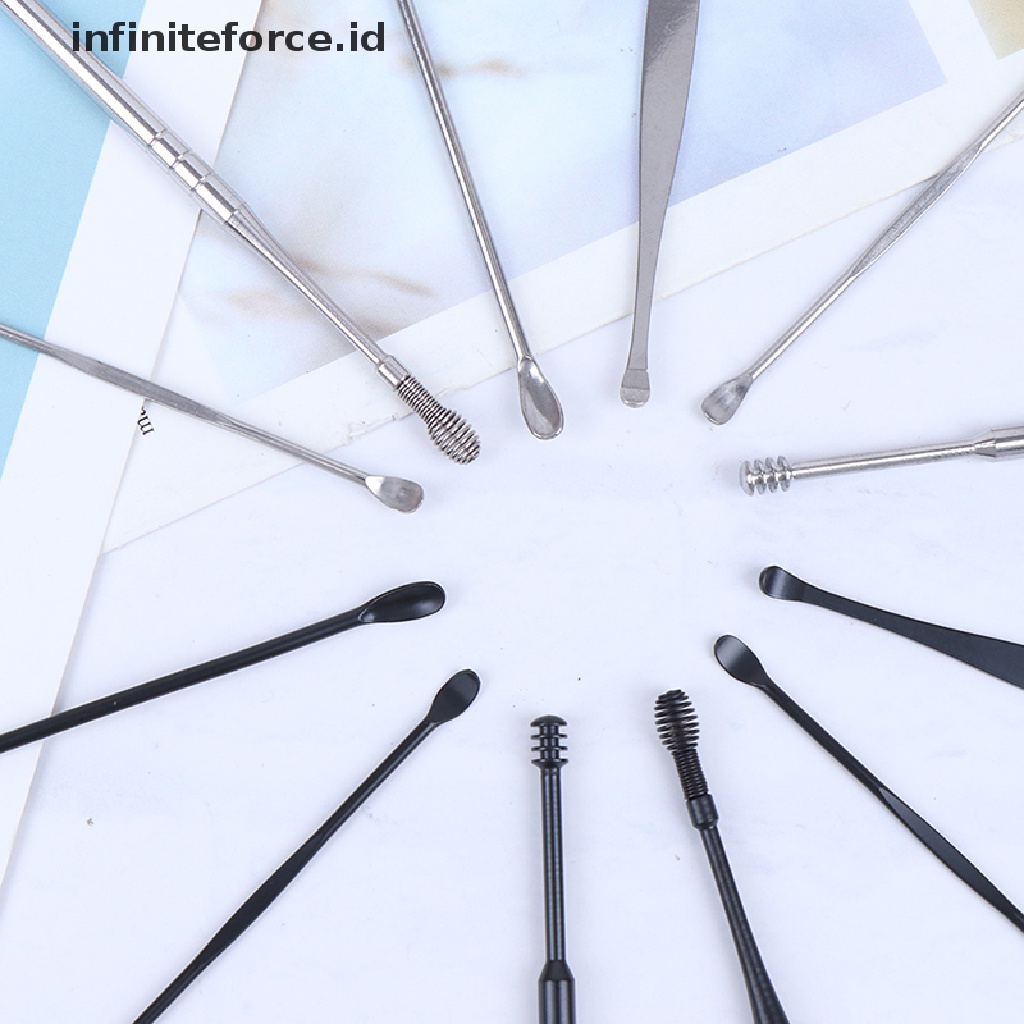 (infiniteforce.id) 6pcs / Set Alat Pembersih Telinga Portable