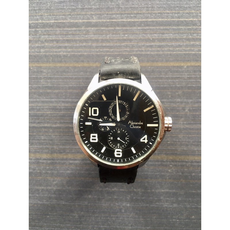 Bekas Second Preloved Jam Tangan Pria Klasik ORIGINAL Alexandre Christie AC