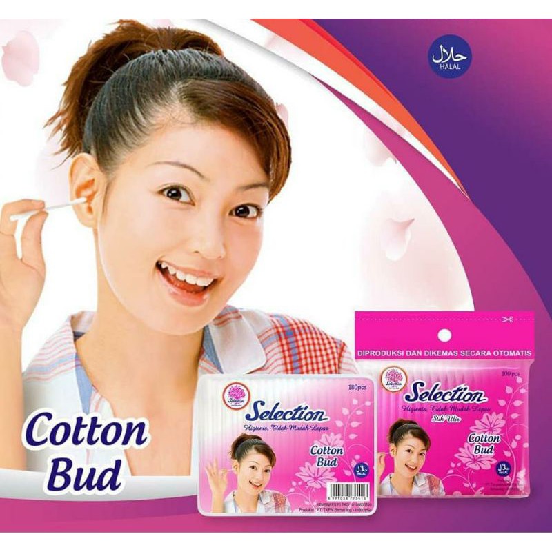 Cotton bud selection isi 100